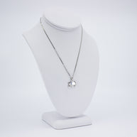 Opal and Silver Elephant Necklace